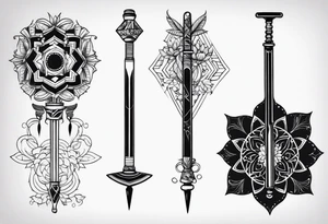 Pogo stick tattoo idea