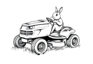 Speed dial from riding lawnmower turtle rabbit. tattoo idea