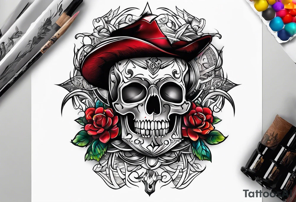 Country music tattoo idea