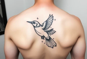 Bird turns into a dear magically tattoo idea