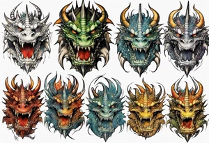 Dragon
Warrior tattoo idea