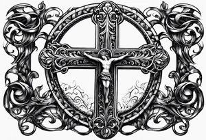 “Let me let them know your name let me let them know the pain” 
Biblical cross tattoo idea