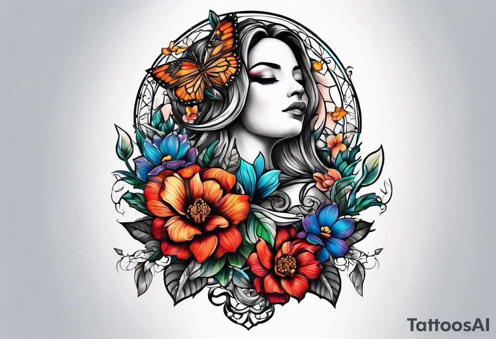 Garden tattoo tattoo idea