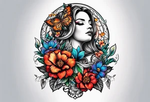 Garden tattoo tattoo idea