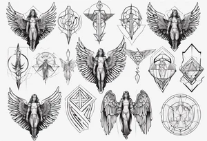 Archangel tattoo idea