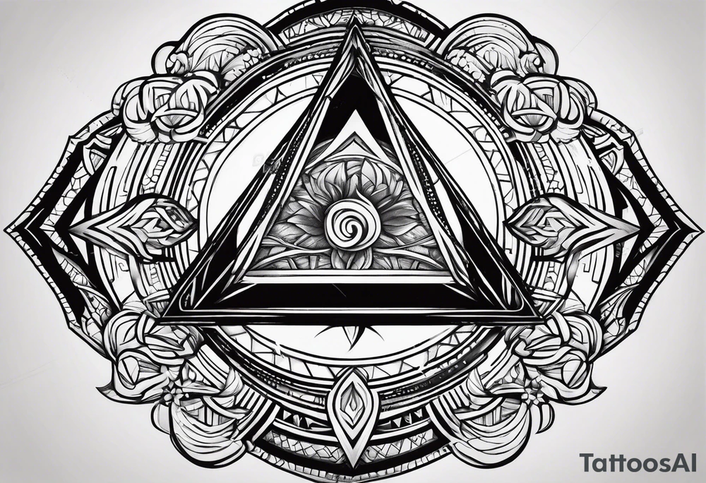 Sobriety symbol in artistic Version tattoo idea
