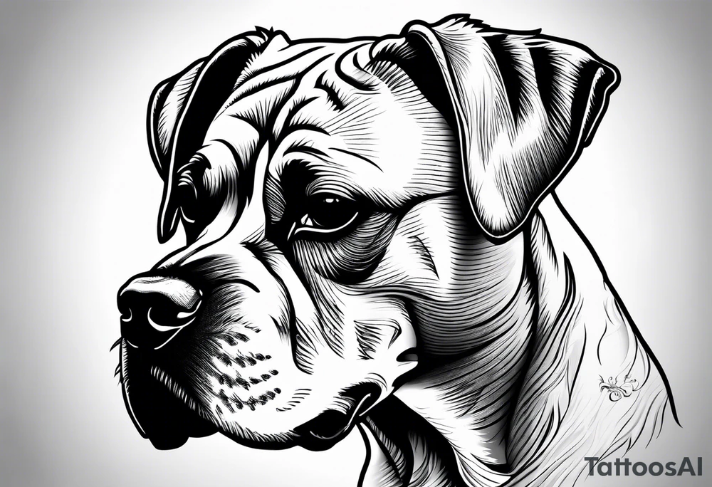 boxer tattoo idea