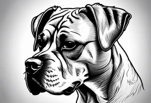 boxer tattoo idea