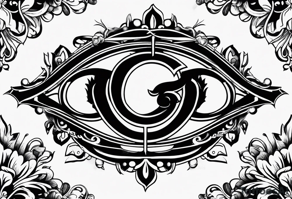words say Hutting Est.2004 tattoo idea