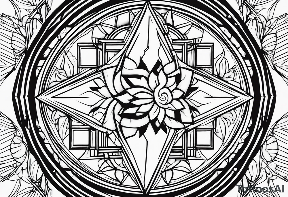 minimal christian tattoo idea