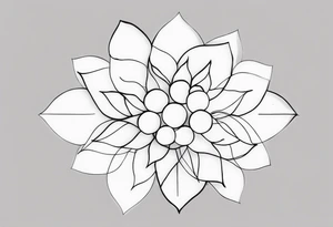 four dot tiny tattoo tattoo idea
