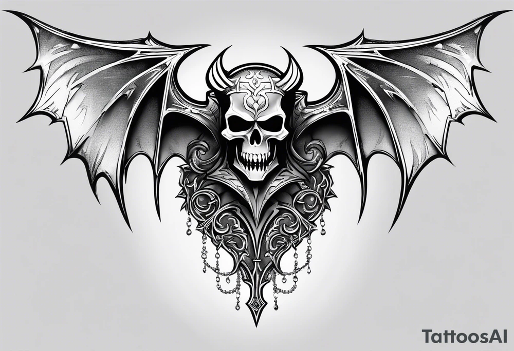 deathbat as in a7x tattoo idea