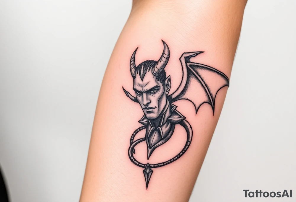 Lucifer tattoo idea