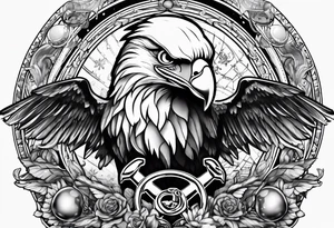 Eagle,globe, and anchor tattoo idea