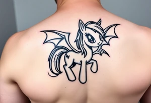 Demonic my little pony tattoo idea