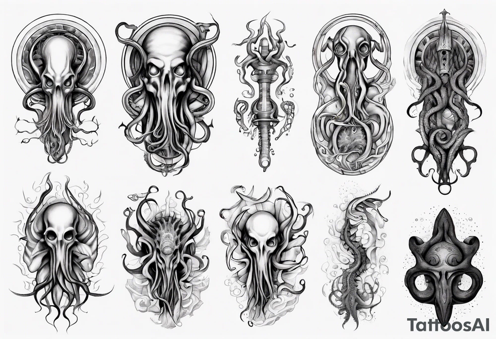 lovecraft myth tattoo for forearm tentacle +++ tattoo idea lovecraft myth tattoo for forearm tentacle +++ tattoo idea