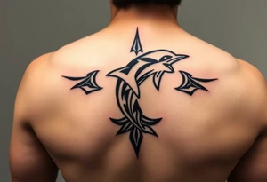 dolphin friendship tattoo idea