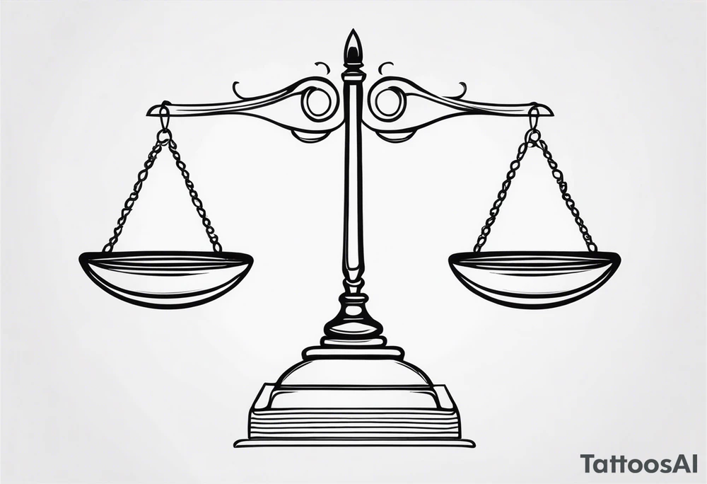 libra tattoo idea