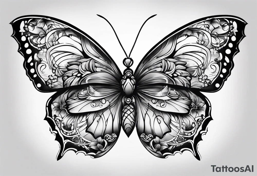butterflies tattoo idea