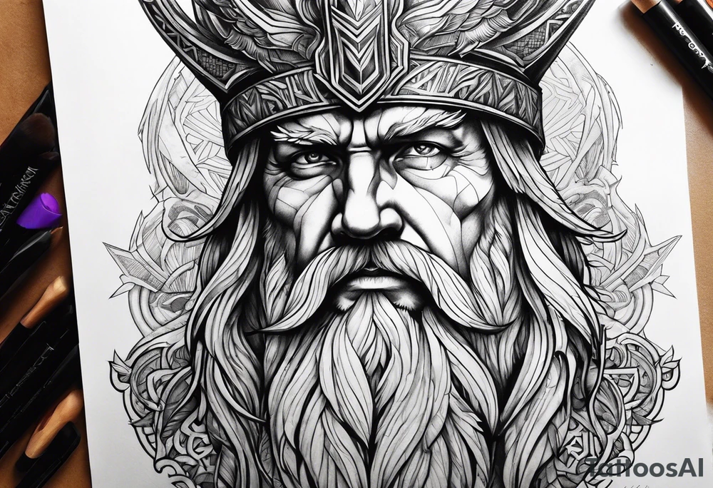 odin tattoo idea