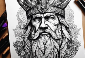 odin tattoo idea