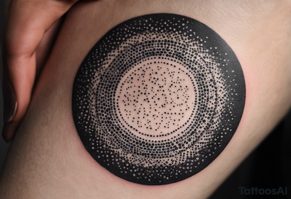 circle with written quote: "L a v i t a  è  c i ò  c h e  t i  a c c a d e  m e n t r e  s e i  i m p e g n a t o  a  f a r e  a l t r i  p r o g e t t i." tattoo idea