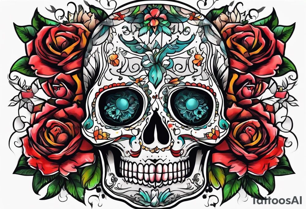 dead inside happy on the outside tattoo idea