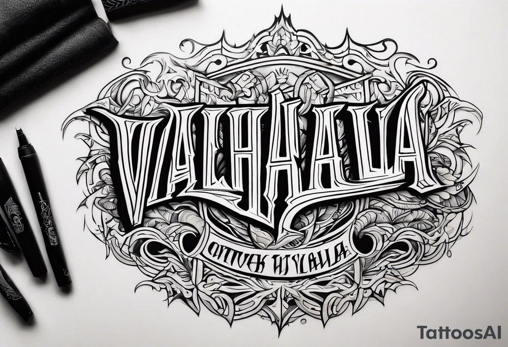 Valhalla tattoo idea