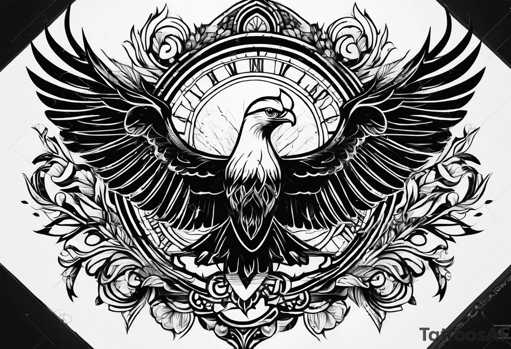 Create a tatoo symbolising freedom to live anywhere in the world tattoo idea