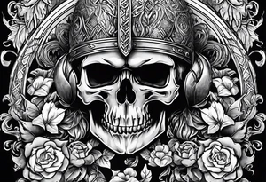 Viking skulls tattoo idea