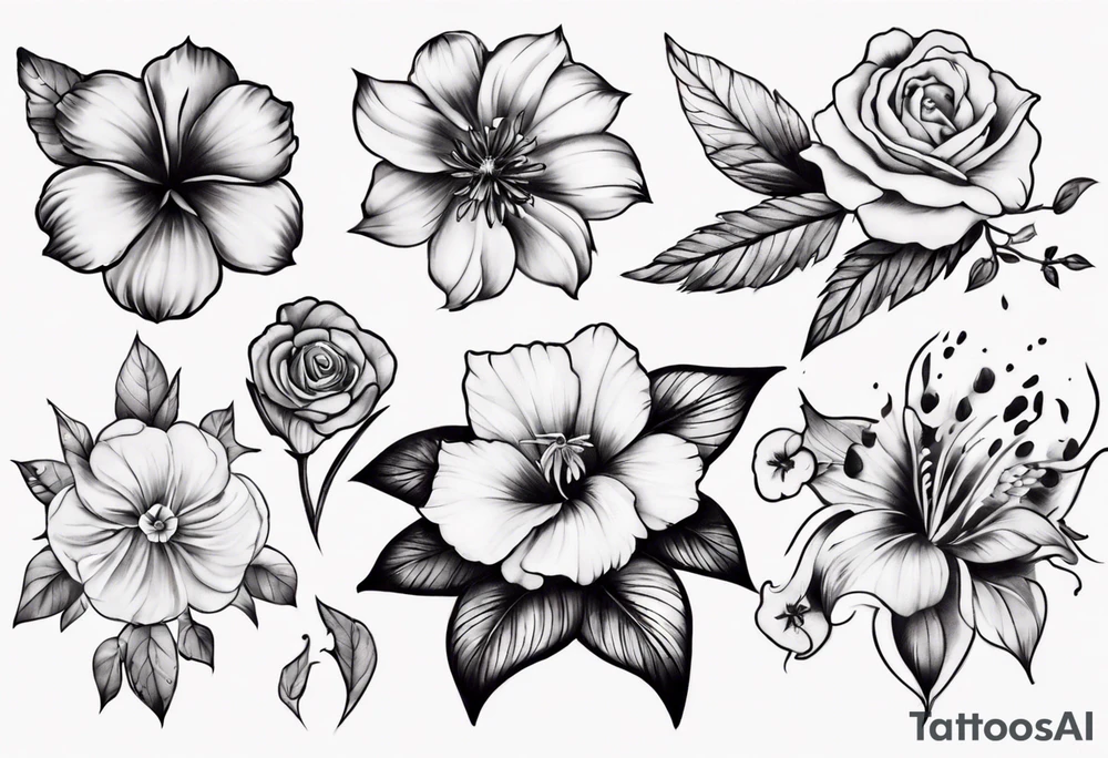 flower tattoo idea