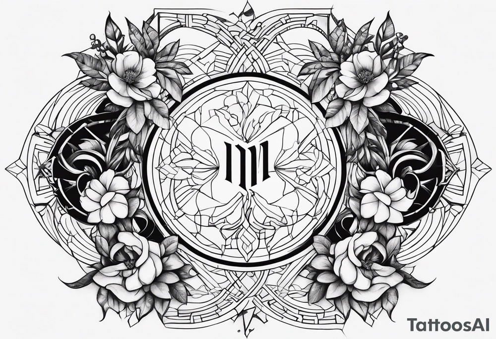 Virgo and Scorpio together tattoo idea