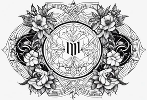 Virgo and Scorpio together tattoo idea
