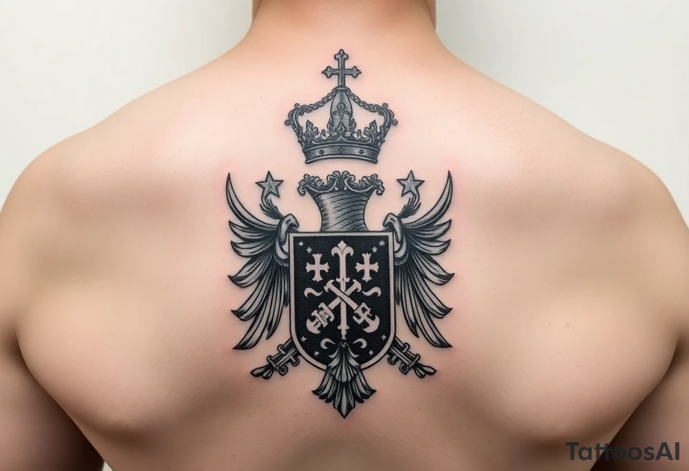 Serbian crest and St. George tattoo idea