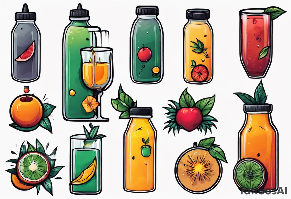 boob juice tattoo idea