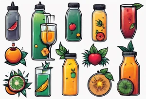 boob juice tattoo idea