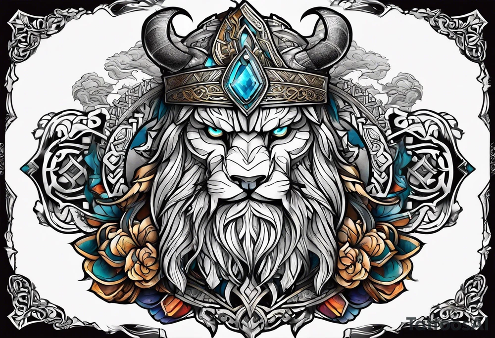 Strength change loyalty norse tattoo idea