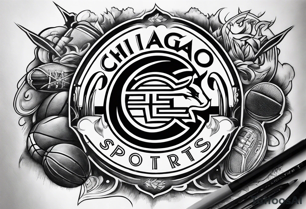 Chicago sports tattoo idea