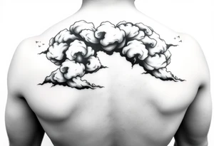 Storm clouds tattoo idea