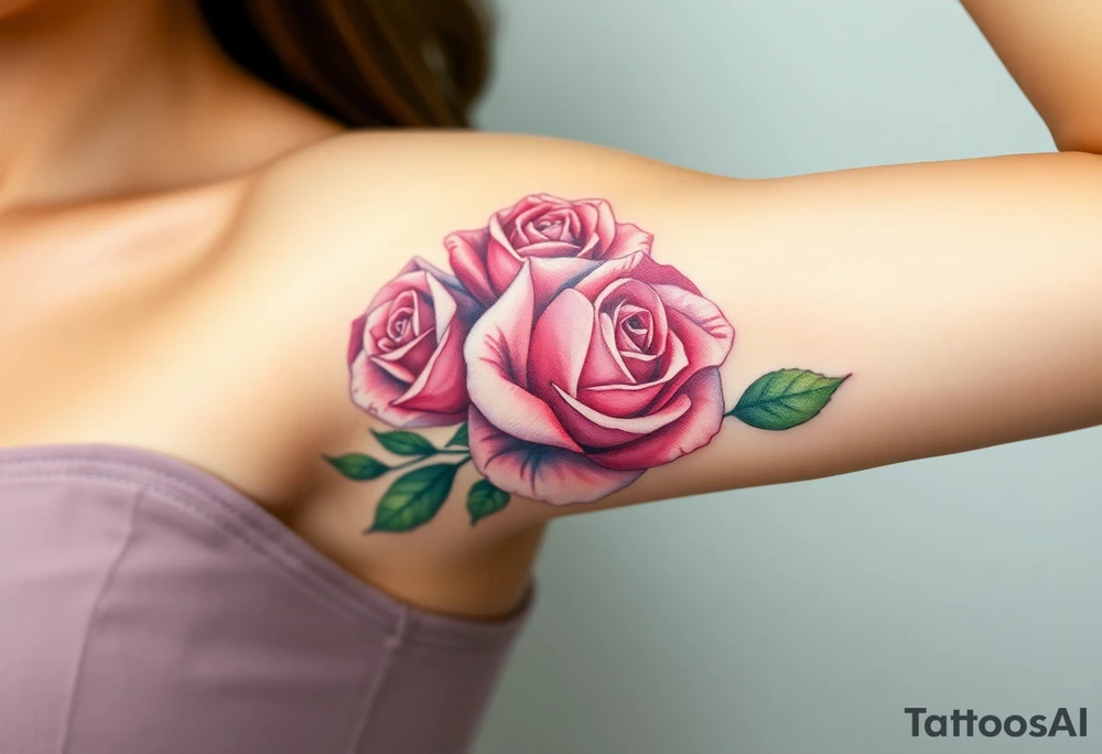Roses royalty tattoo idea
