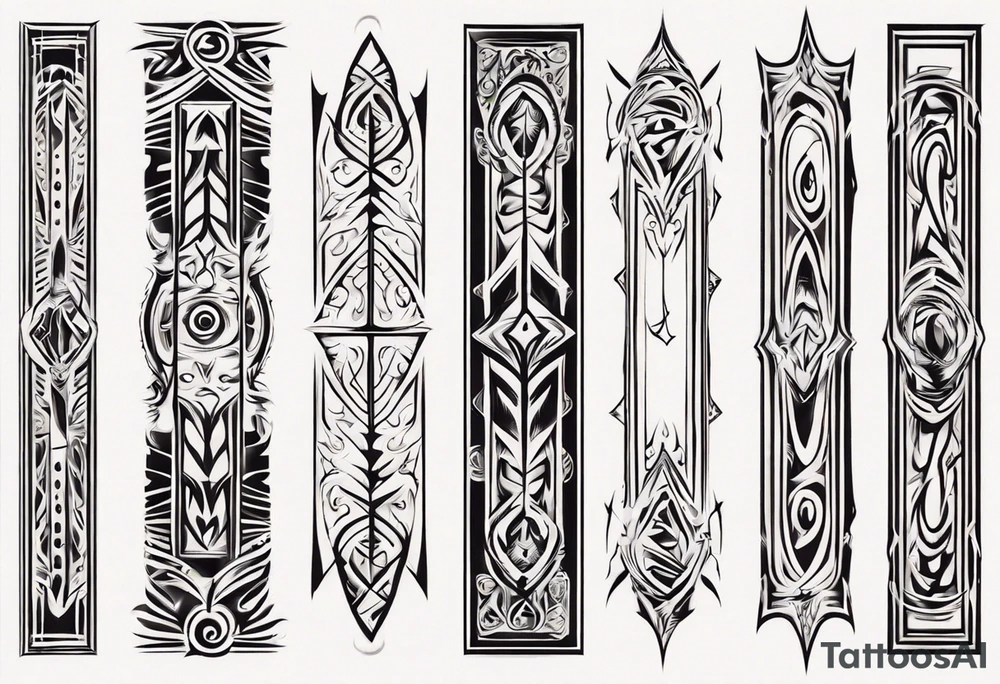 door frame tattoo idea