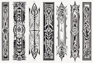 door frame tattoo idea