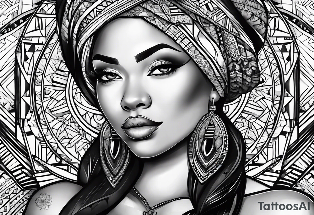 African tattoo idea