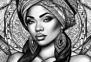 African tattoo idea