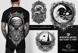 With all my heart and all my soul to the end of the universe To infinity and beyond tattoo idea