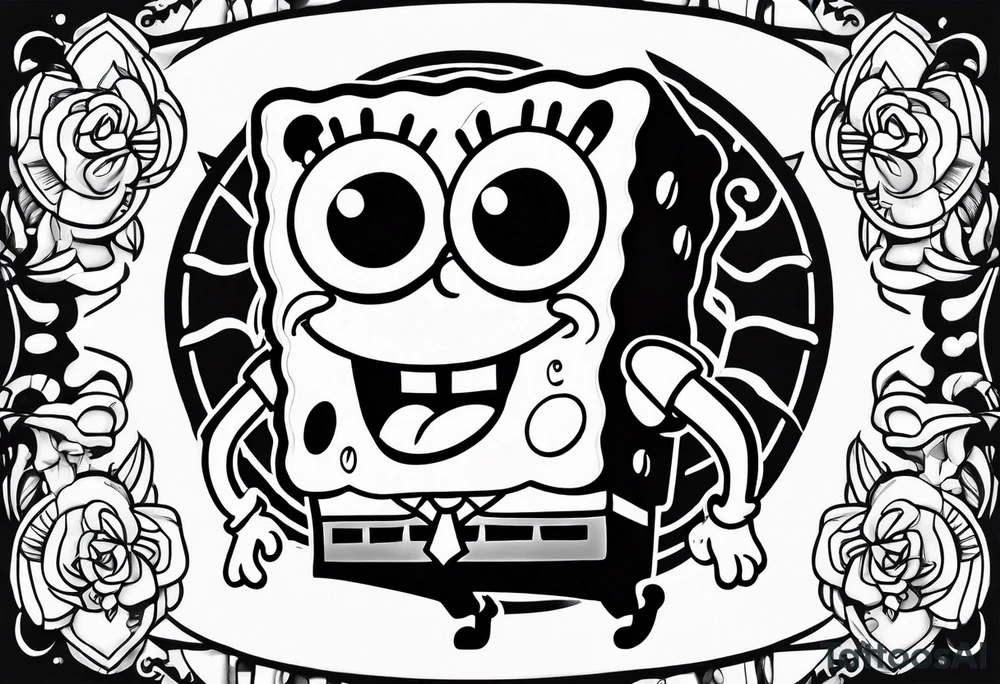SpongeBob tattoo idea