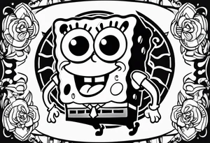 SpongeBob tattoo idea