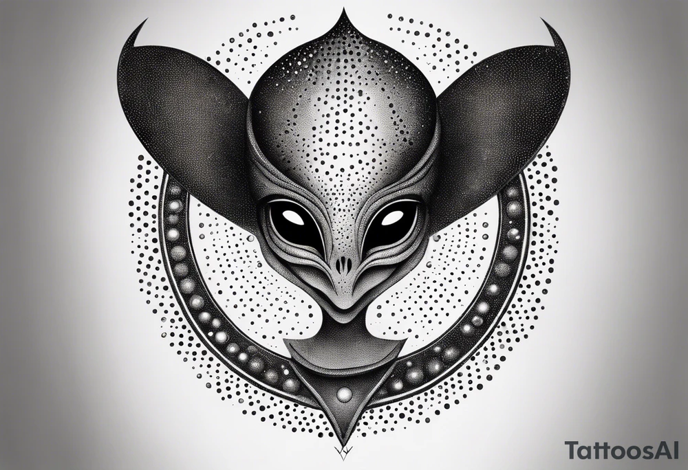 alien alphabet tattoo idea