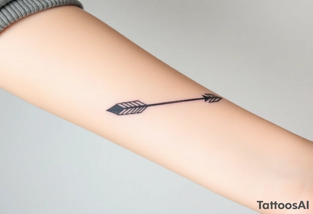 Bow arrow tattoo idea