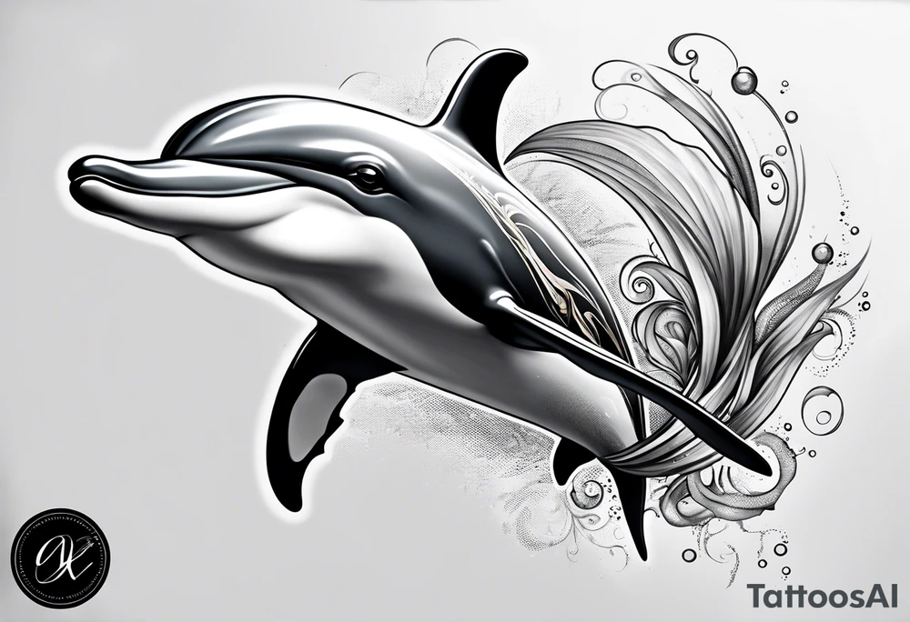 dolphin tattoo idea